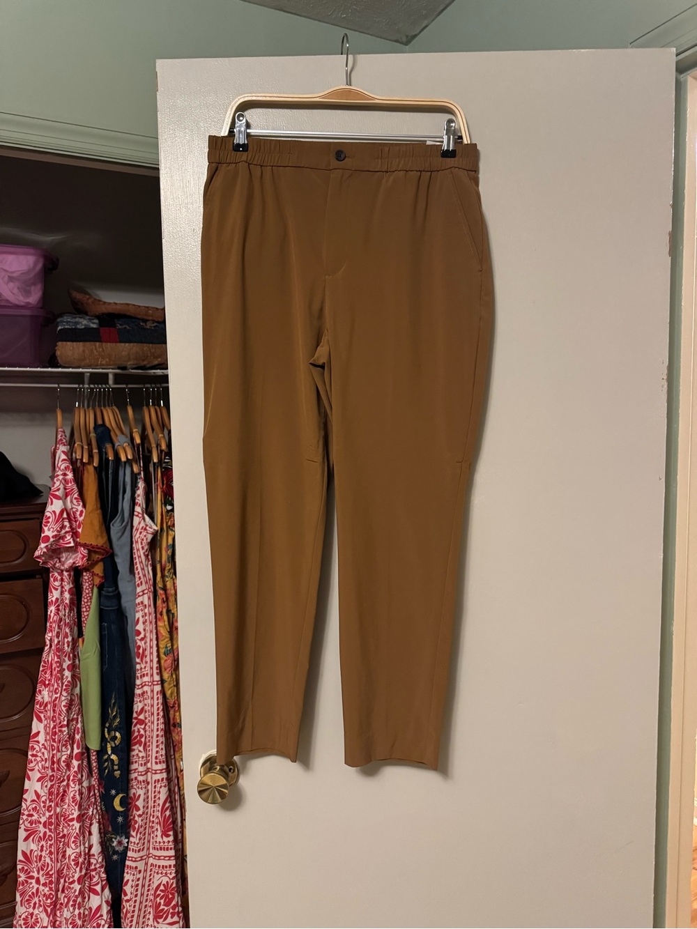 Banana Republic Women’s Caramel Brown Stretch Trousers